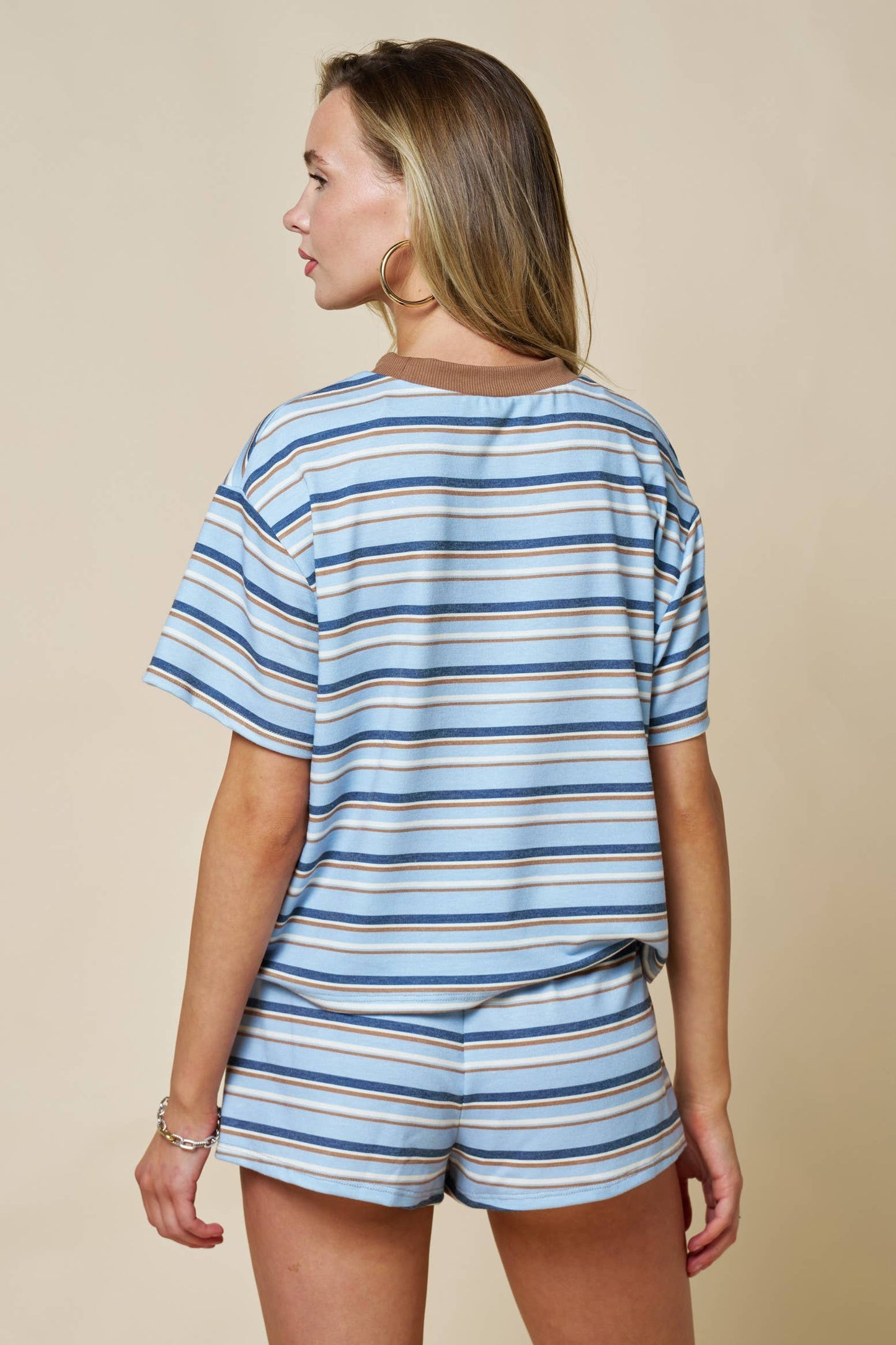 Boardwalk Breeze Striped Tee