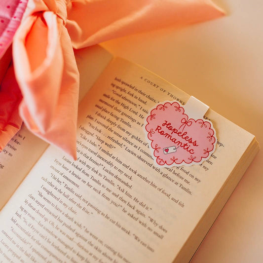 Hopeless Romantic Magnetic Bookmark