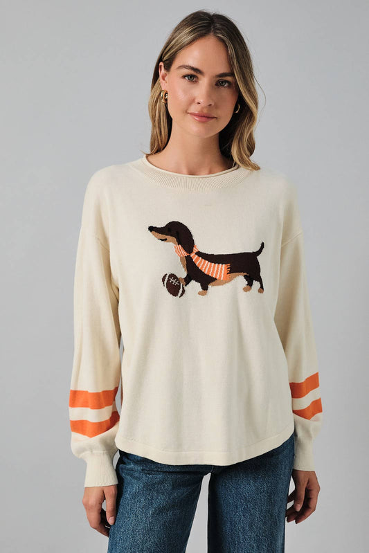 Touchdown Doxie Sweater