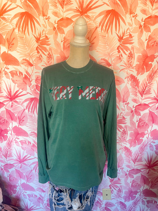 Very Merry Long Sleeve tee