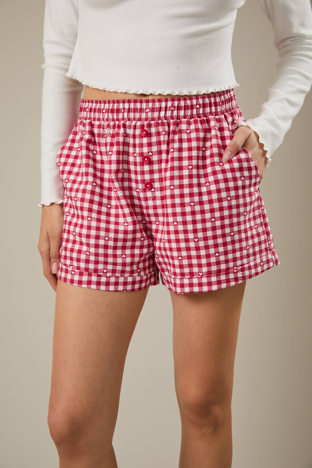 Sweetheart Gingham Boxer Shorts