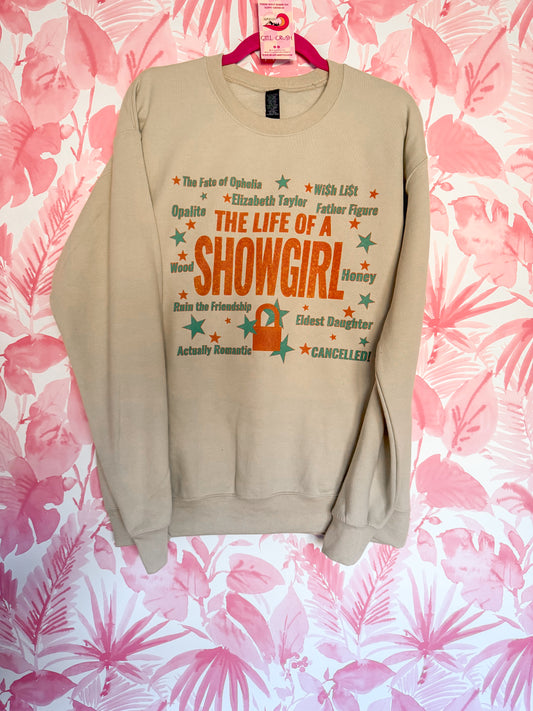 Showgirl Tracklist Crewneck