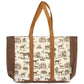 Horse Toile Tote
