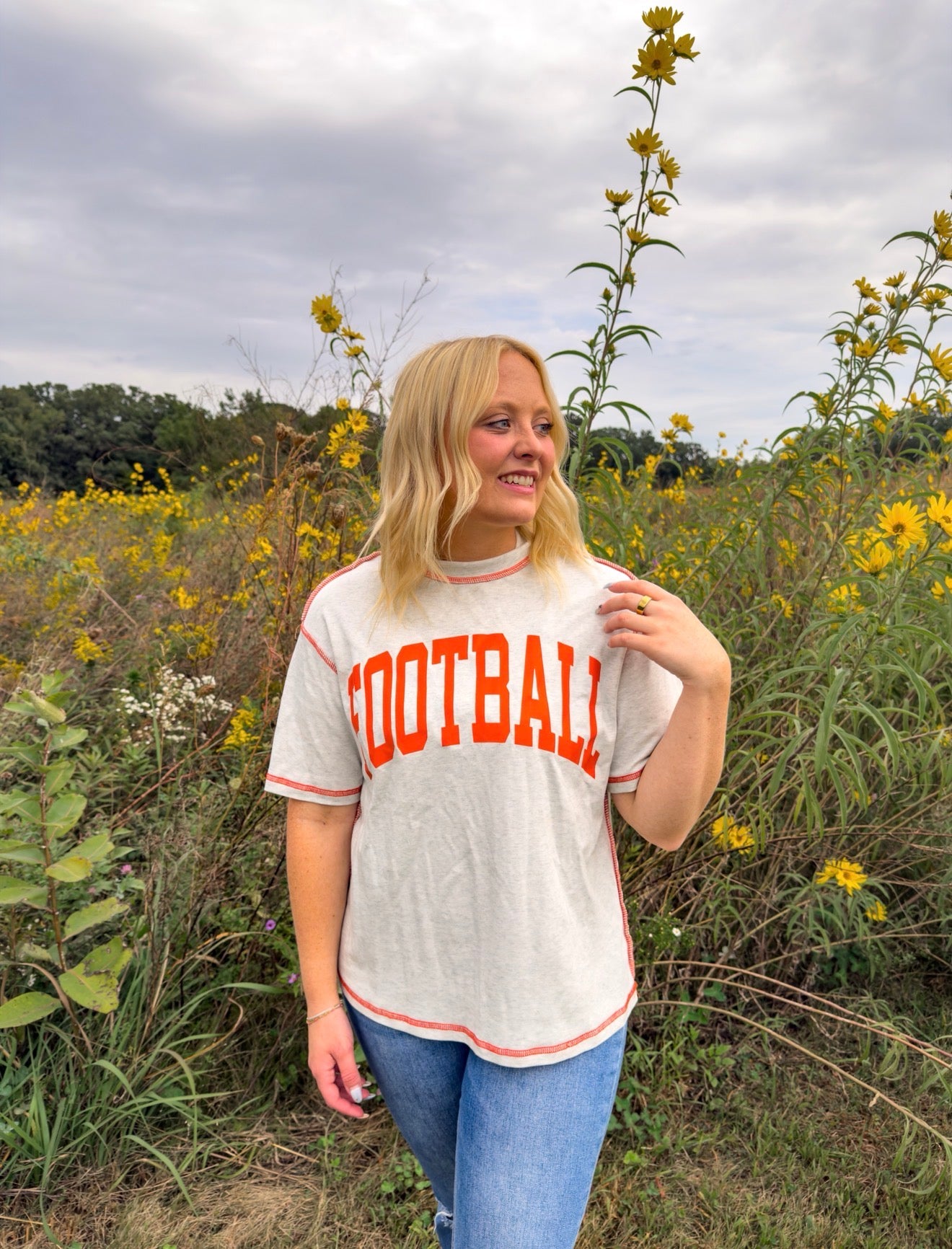 Football Gameday Double Sided Tee
