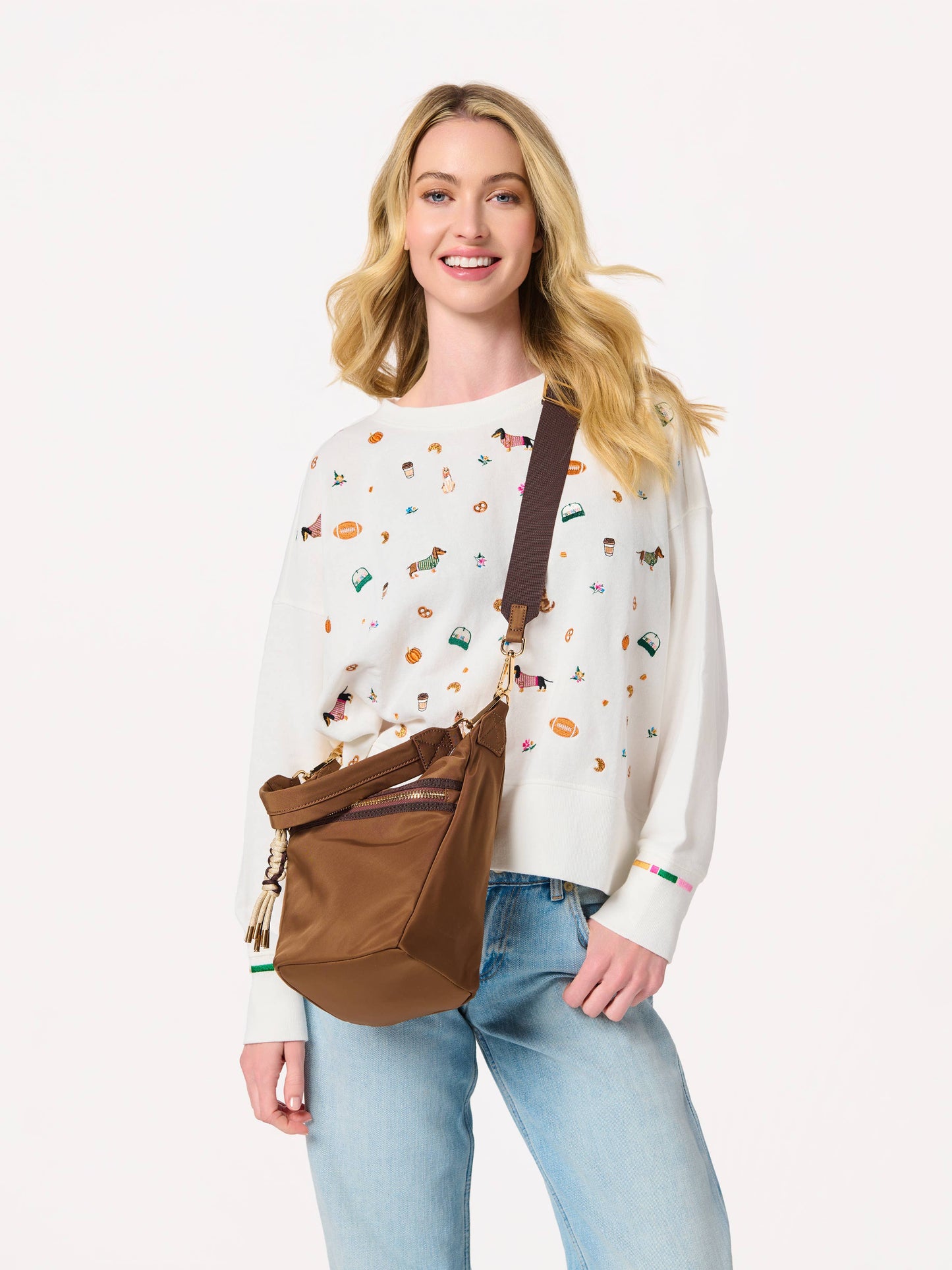 Fall Favorites Embroidered Sweatshirt