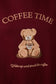 Coffee Time Teddy Sweatshirt