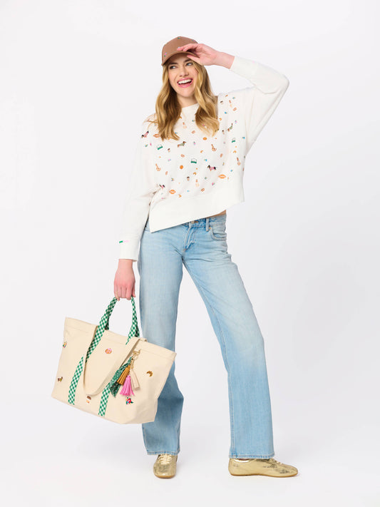 Fall Favorites Embroidered Sweatshirt