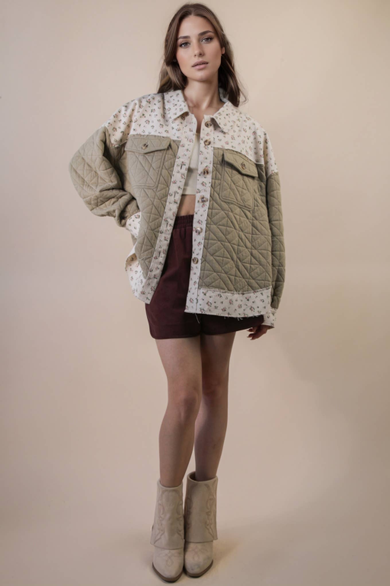 Oversized Floral Jacket