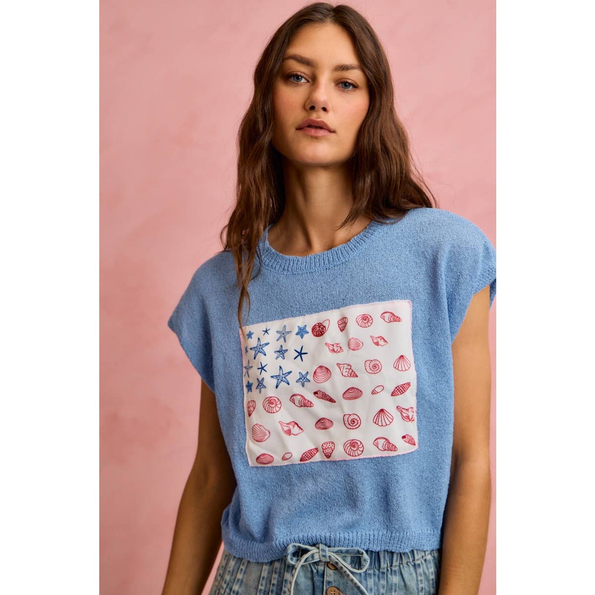 Star-Spangled Shoreline Sweater