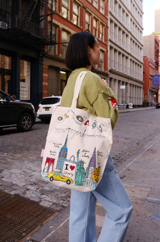 NY Illustration Tote Bag