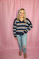 Blue Ridge Stripe Knit Sweater