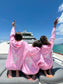 Lottie Pink Bikini Beaded Ocean Hoodie
