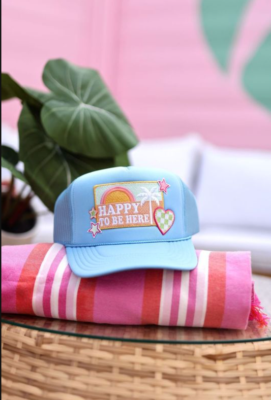 Happy To Be Here Trucker Hat