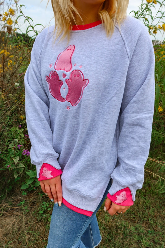 Pretty Little Ghosts Double Cuffs Sweatshirt