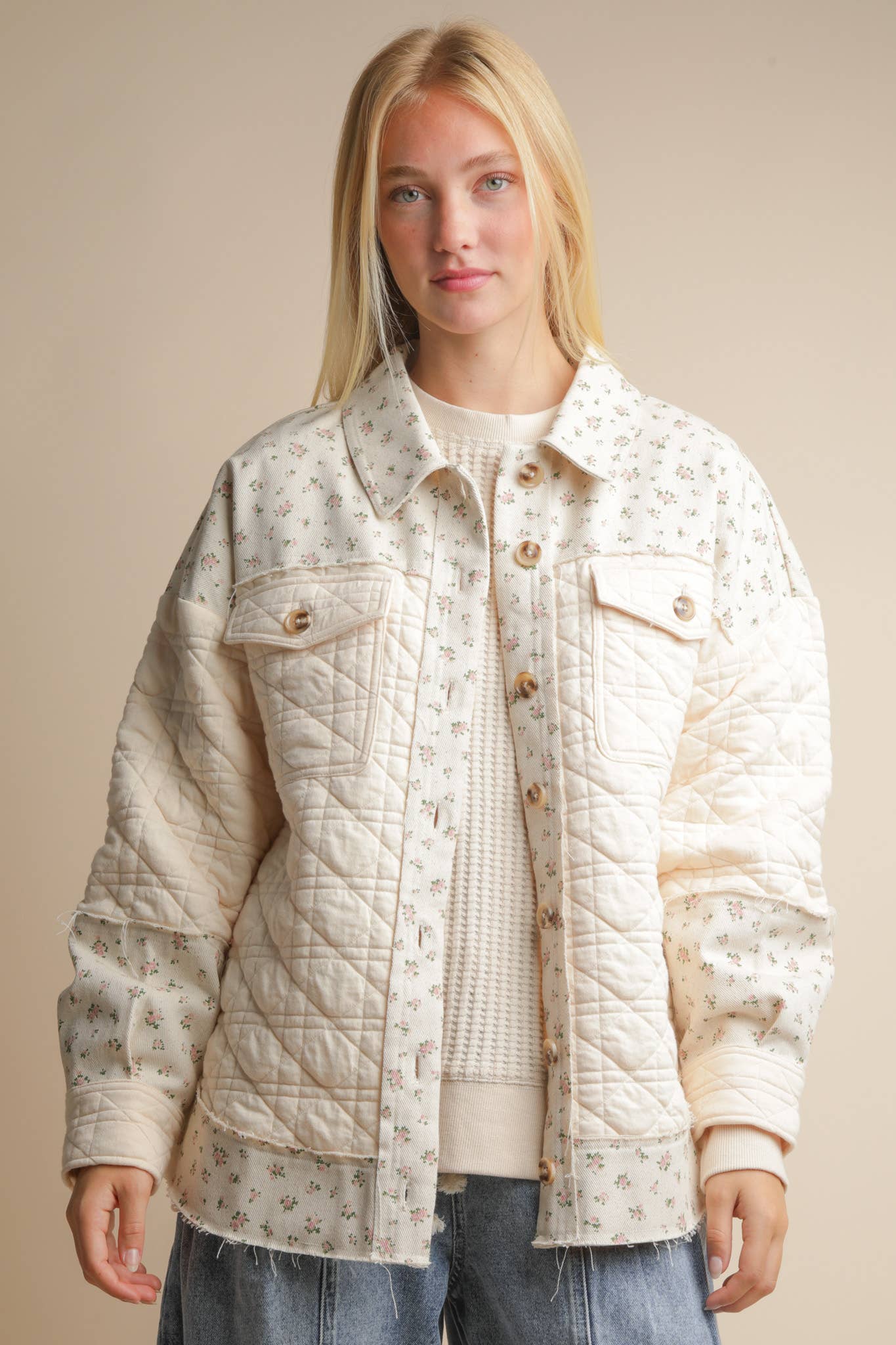 Oversized Floral Jacket