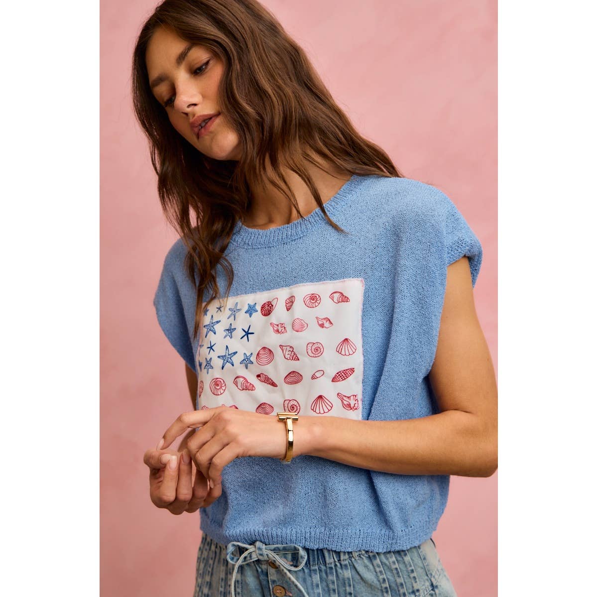 Star-Spangled Shoreline Sweater