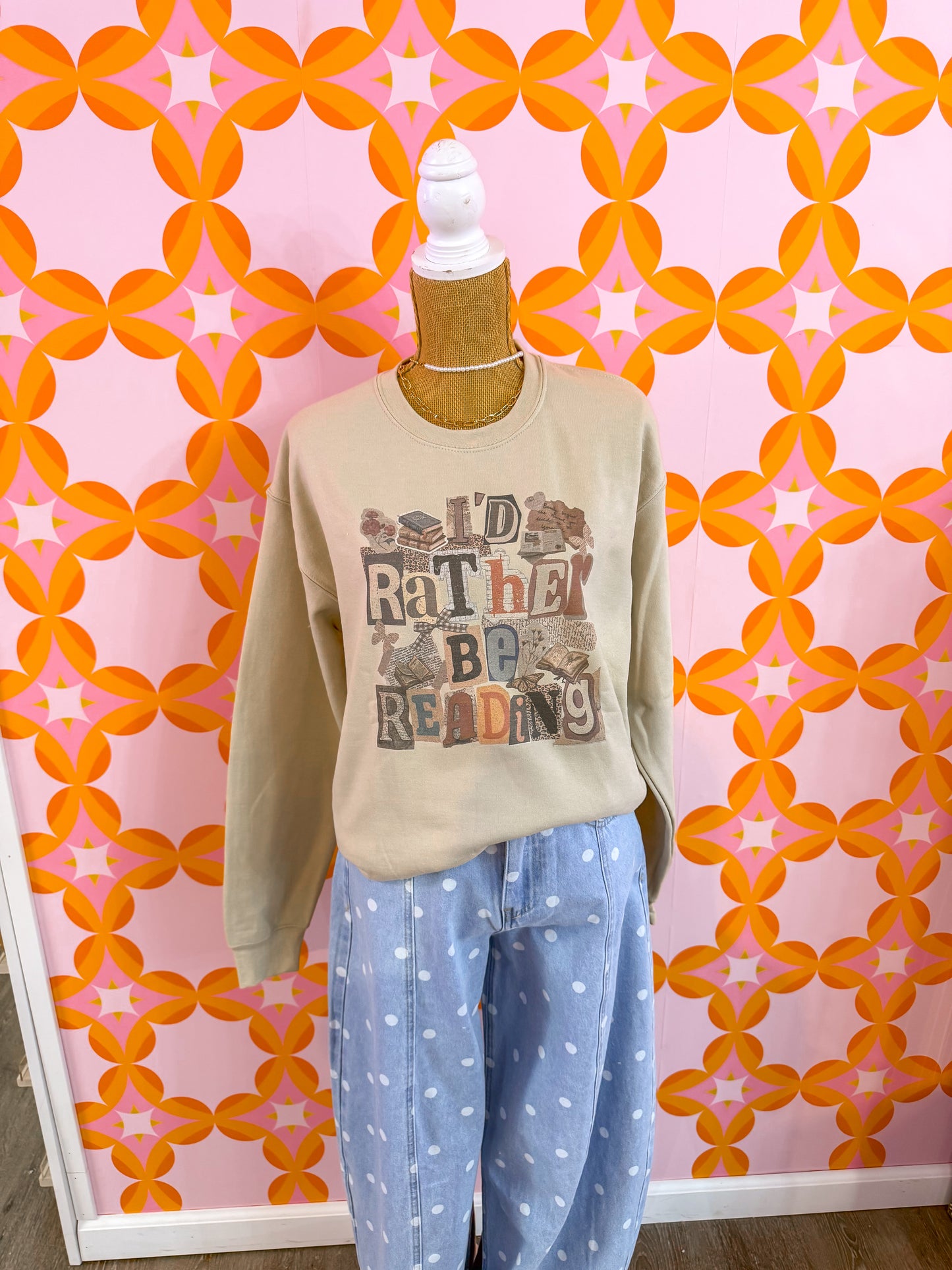 I’d Rather Be Reading Sweatshirt