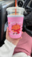 Pink Pumpkin Gal Coffee Coozie