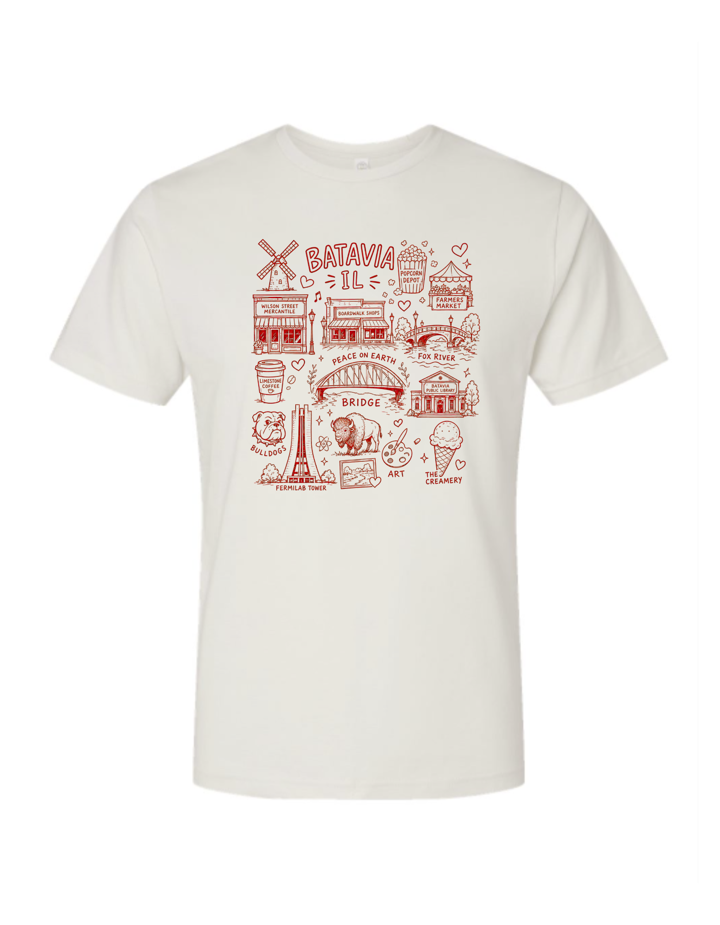 Batavia's Favorite Things Graphic Tee