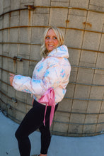 Load image into Gallery viewer, Frosted Rose Peak Puffer Jacket
