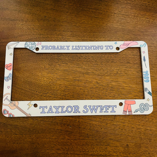 Taylor License Plate Frame