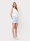 Seaside Stripe High Rise Drawstring Shorts