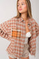 Orange Oversized Flannel