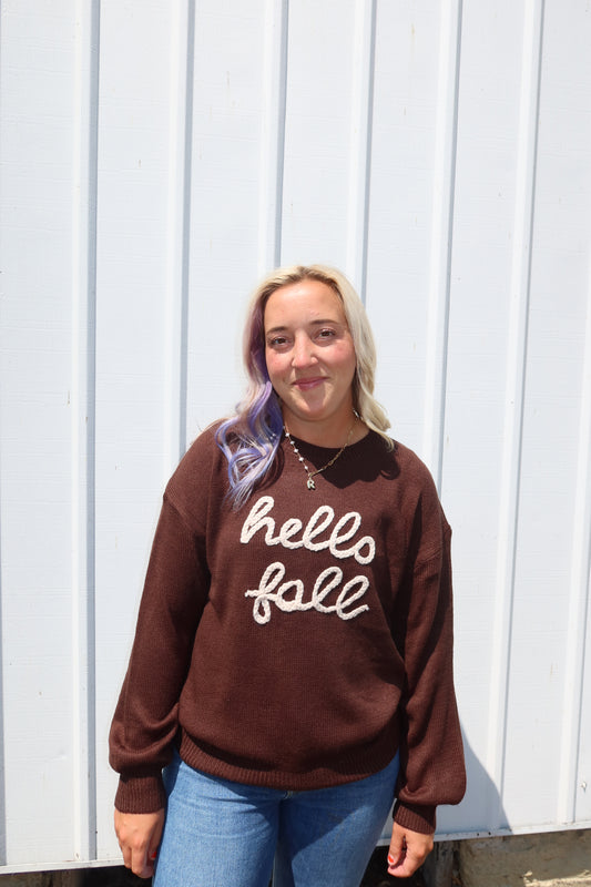 Hello Fall Sweater
