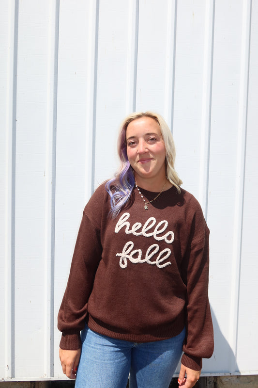 Hello Fall Sweater