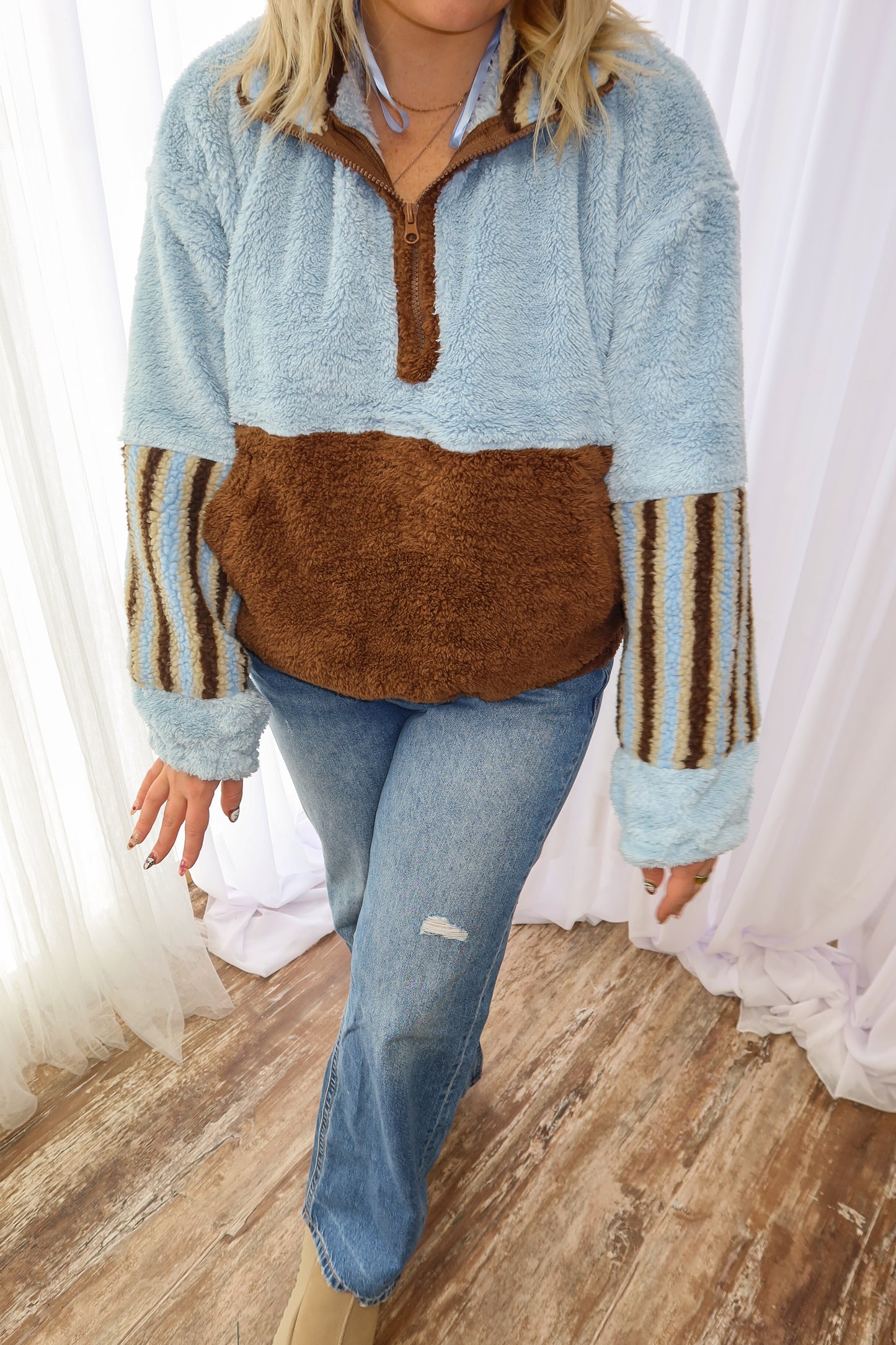 Snowed In Sherpa Pullover