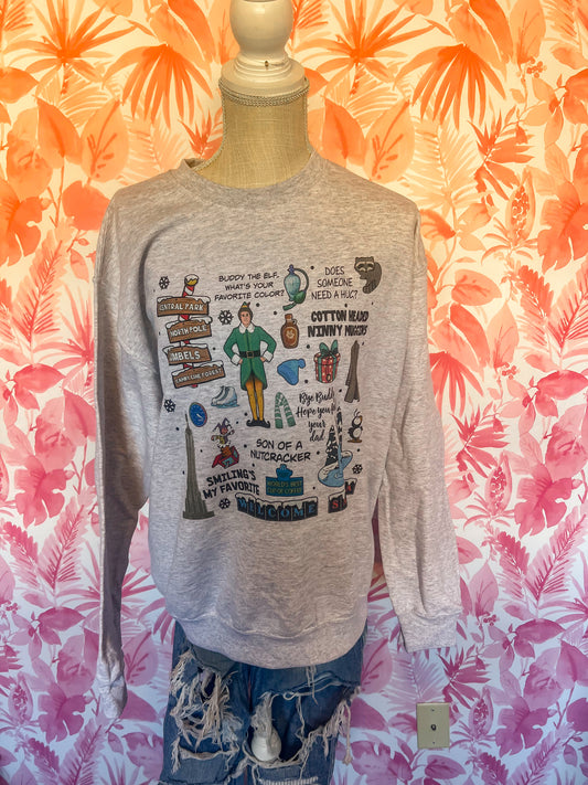 Elf Collage Sweatshirt