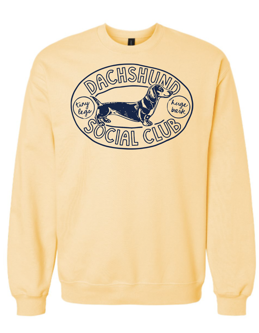 Dachshund Social Club Crewneck/Tee