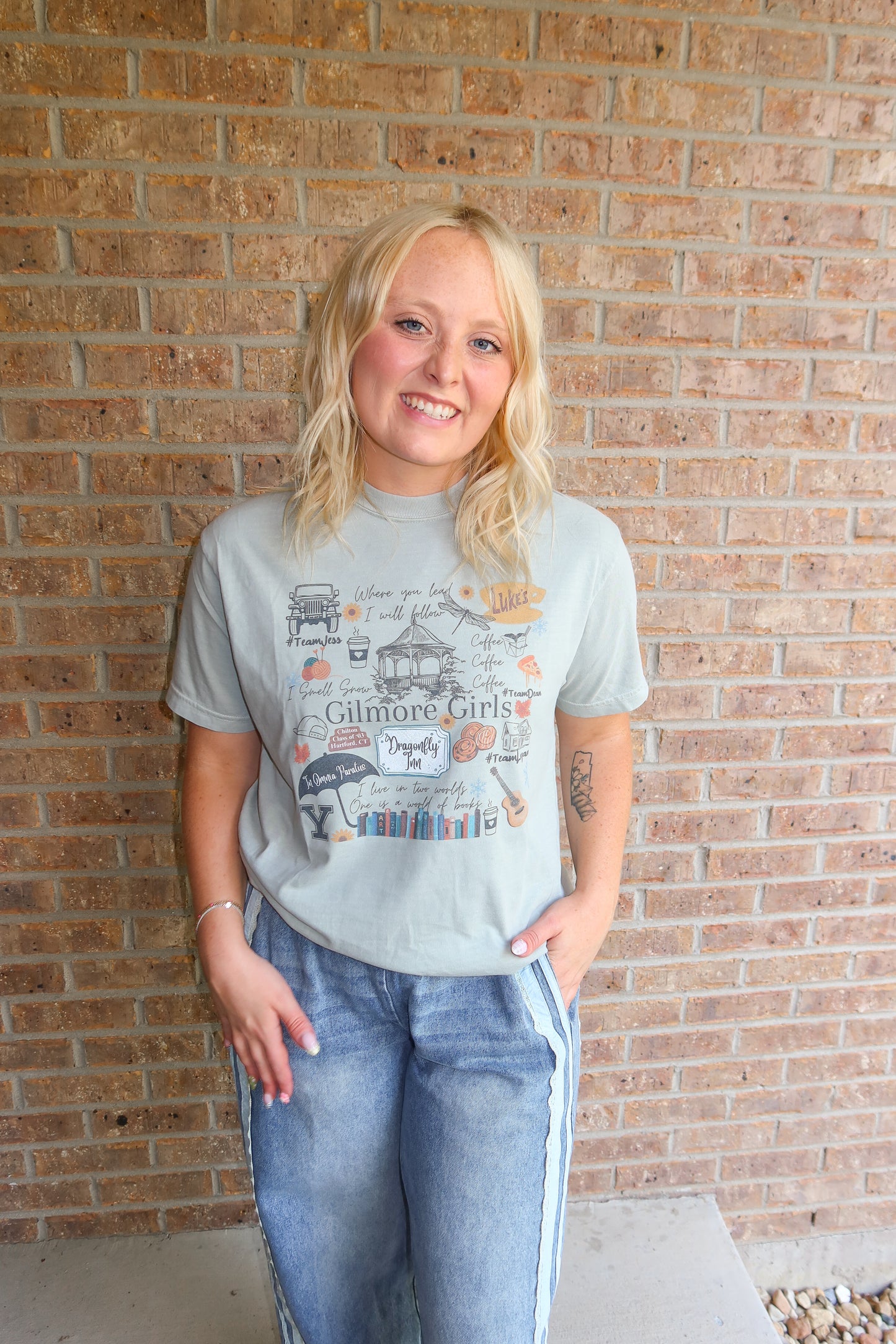 Gilmore Girls Inspired Collage Tee