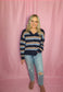 Blue Ridge Stripe Knit Sweater