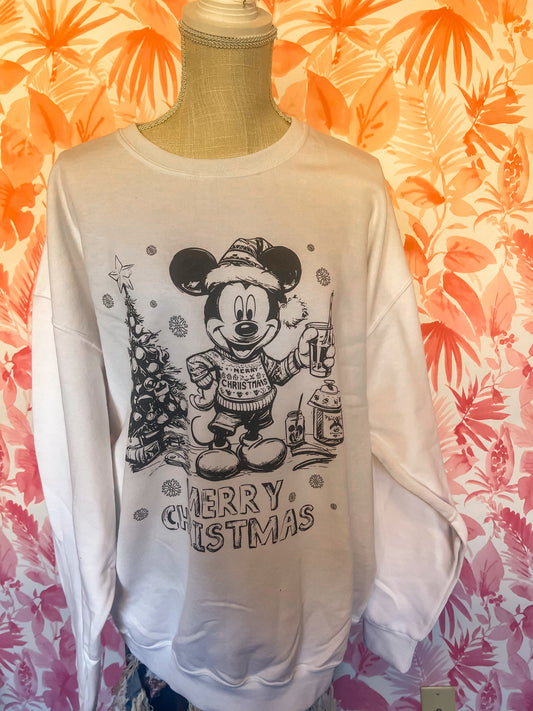 Mickey Christmas Sweatshirt