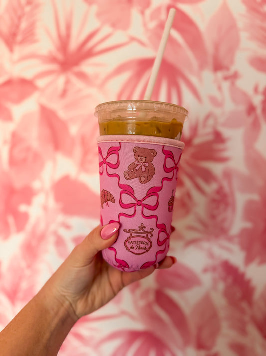 Teddy Patisserie Coffee Coozie