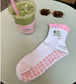 Pilates & Matcha Grippy Socks