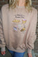 Fall Bucket List Oversized Sweatshirt
