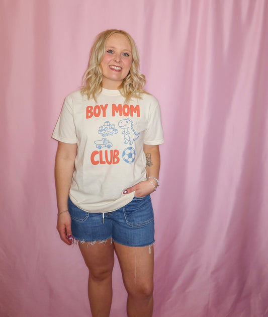 Boy Mom Club Tee
