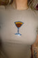 Martini Moment Ribbed Tee