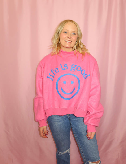 The Positivity Reversible Mock-Neck Sweatshirt