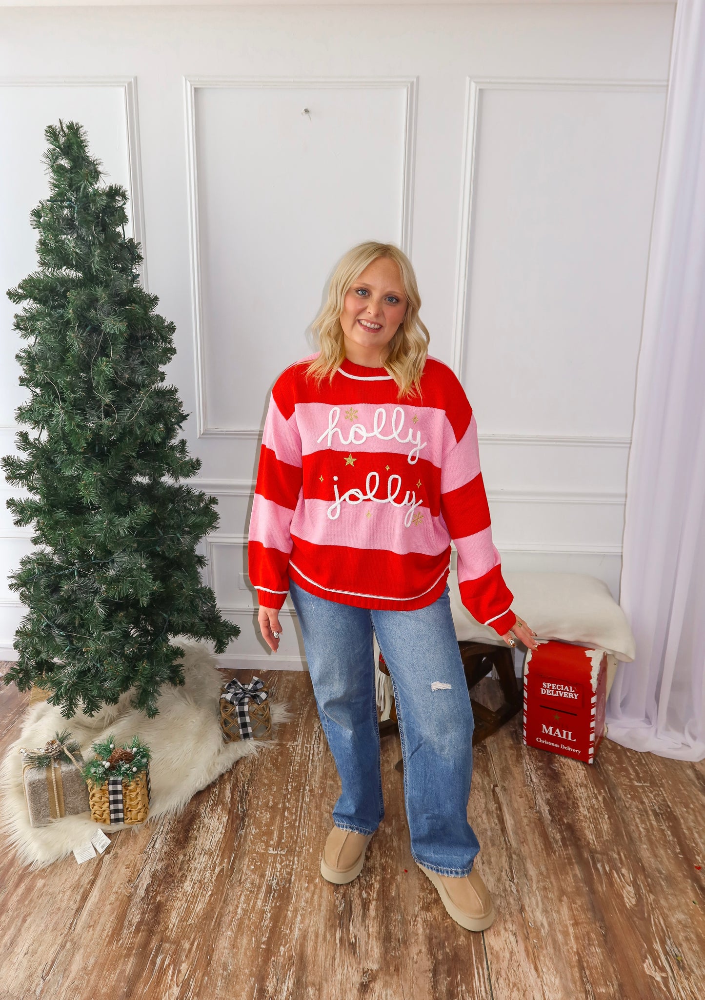 Holly Jolly Holiday Sweater