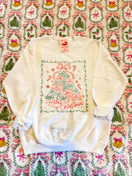 Bow Christmas Tree Sweatshirt