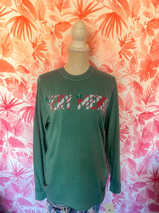 Very Merry Long Sleeve tee