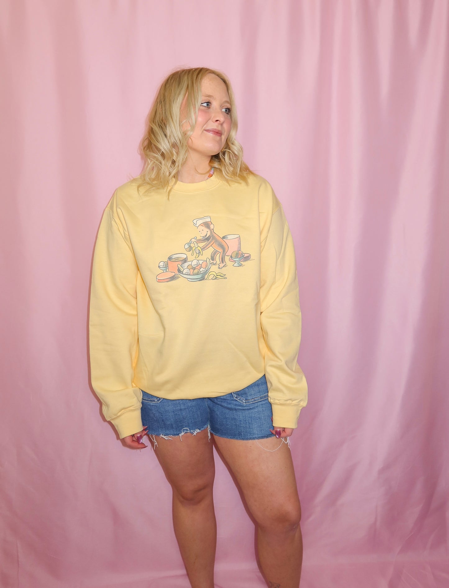 a little Curious Sweatshirt