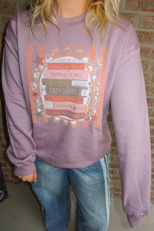 Cozy Autumn Chapters Sweatshirt