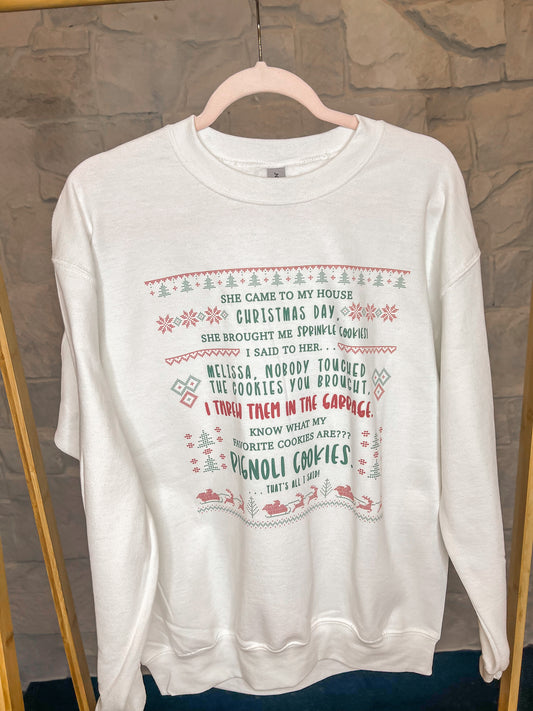 New Jersey Christmas Crewneck Sweatshirt