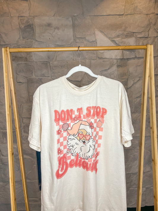 Don't stop believing Tee