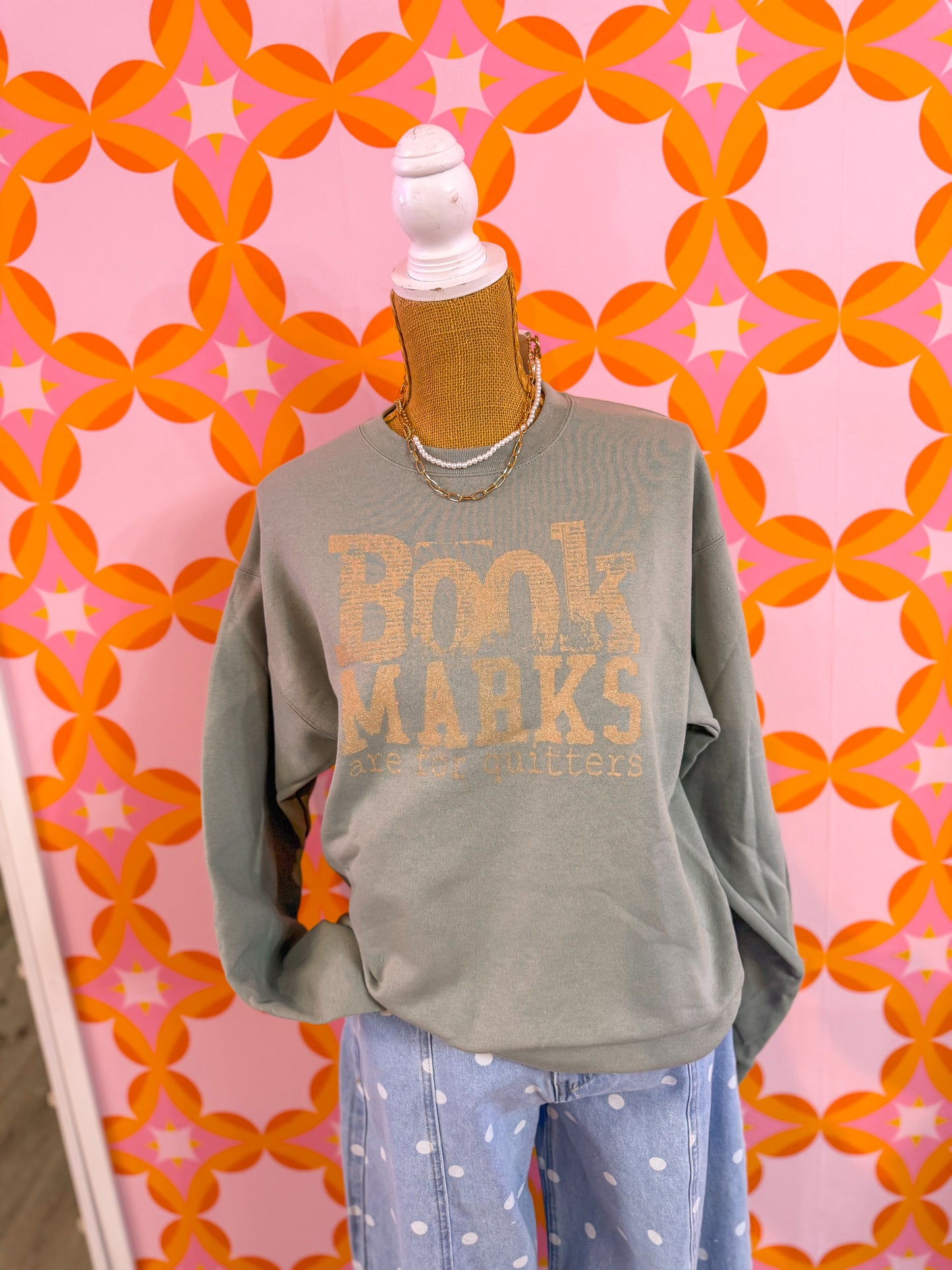 Bookmarks for Quitters Sweatshirt