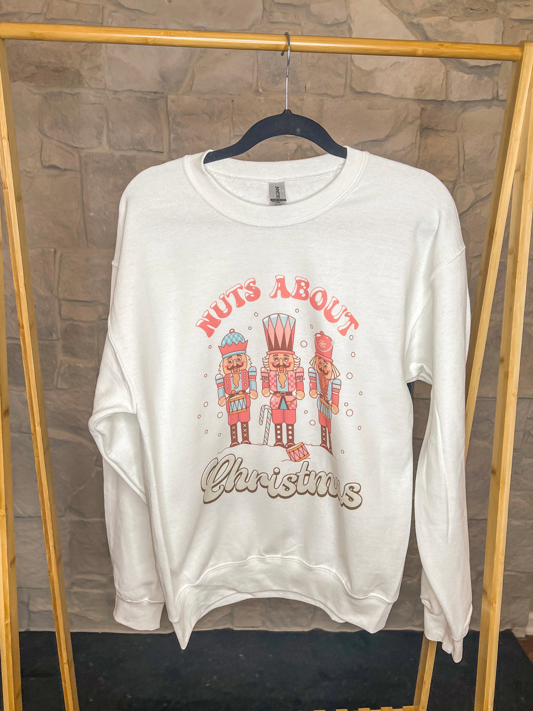 Nuts about Christmas Crewneck Sweatshirt